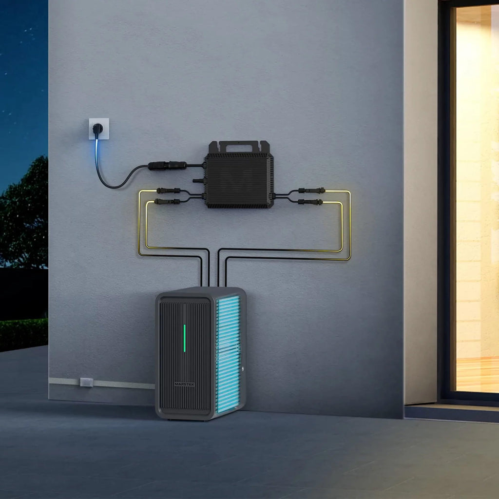 Balkonkraftwerk Speicher B2500-D 2240 Wh LiFePO4 Akku erweiterbar IP65 mit smarter Steuerung