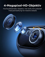 Sternenhimmel-Projektor Planetarium Galaxy mit 8 Filmdiscs, 4-Megapixel-HD-Objektiv und App-Steuerung