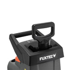Elektro Gartenhäcksler FX-EGH2800T mit 2800 W und Walzenhäcksler für Äste bis 44 mm, 60 L Fangsack sowie 92 dB(A) Betrieb