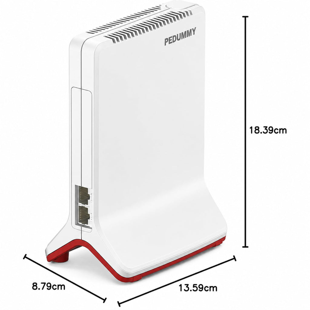 WLAN Repeater FRITZ!Repeater 3000 Tri-Band Mesh bis 3000 MBit/s mit 2 Gigabit-LAN-Anschlüssen und Netzwerkkabel