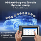 OBD2 Diagnosegerät Auto mit Bluetooth, bidirektionaler Steuerung, 28+ Wartungsfunktionen, FCA-Gateway-Zugang und CAN-FD-Protokoll