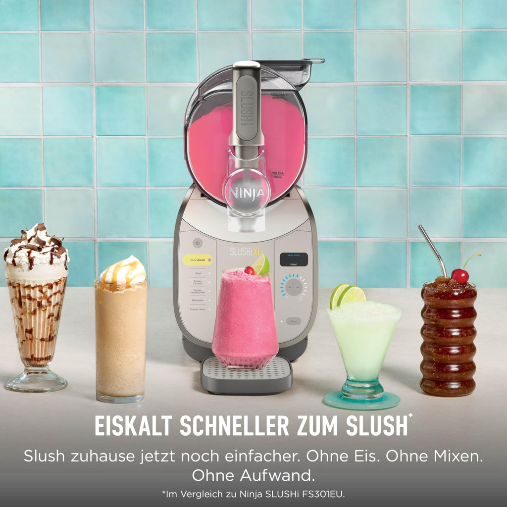 Slush-Eismaschine SLUSHi XL mit SlushAssist 3,7 l RapidChill Pro-Technologie 6 Programme Mokka