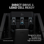 Lenkradständer Wheel Stand 2.0 mit Gaming-Sitz-Schale, zusammenklappbar, kompatibel mit Logitech, Thrustmaster und Fanatec