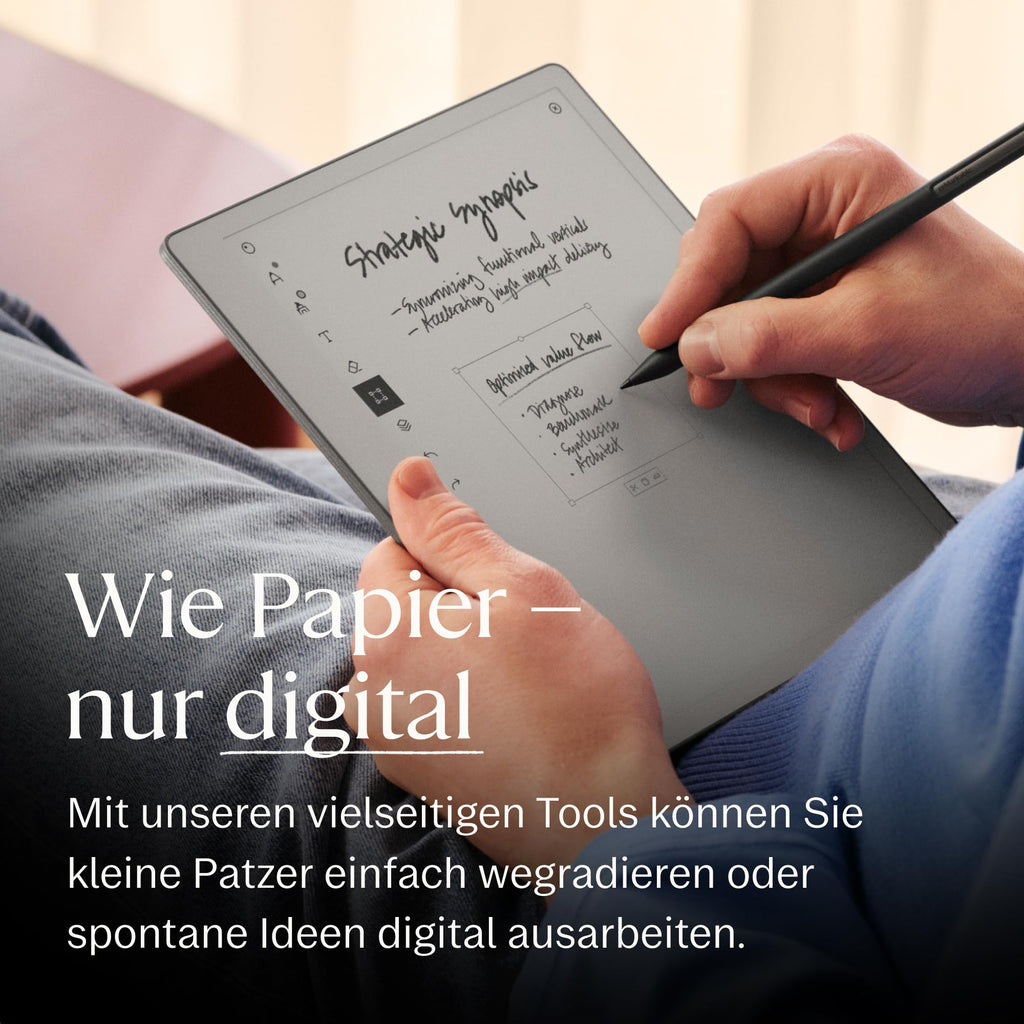 E-Ink Tablet Paper Pure 10,3 Zoll WLAN OS 21 ms Reaktionszeit Schwarz-Weiß-Display mit Marker