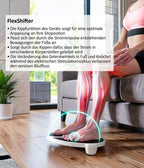 Durchblutungs-Stimulator für Beine und Füße, EMS- und TENS-Gerät mit DuoMeD-Technologie, 9 Massageprogrammen, 20 Intensitätsstufen und 2