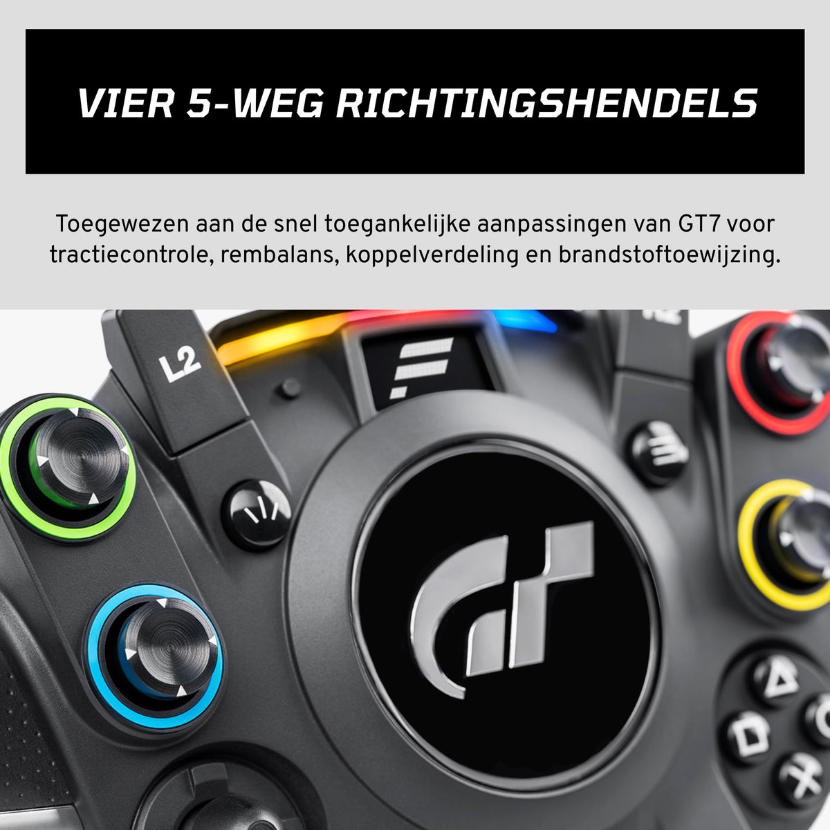 Direct-Drive-Lenkrad Gran Turismo DD Pro für PlayStation 5 und 4 5 Nm Servomotor 280 mm Lenkrad mit Pedalen