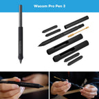 Grafiktablett Intuos Pro Medium 8192 Druckstufen Bluetooth USB mit Pro Pen 3 ExpressKeys 263 x 148 mm aktive Fläche