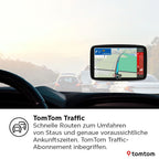 Pkw-Navigationsgerät GO Navigator mit 7-Zoll-Display Verkehrsinformationen Europakarten Wi-Fi-Kartenupdates
