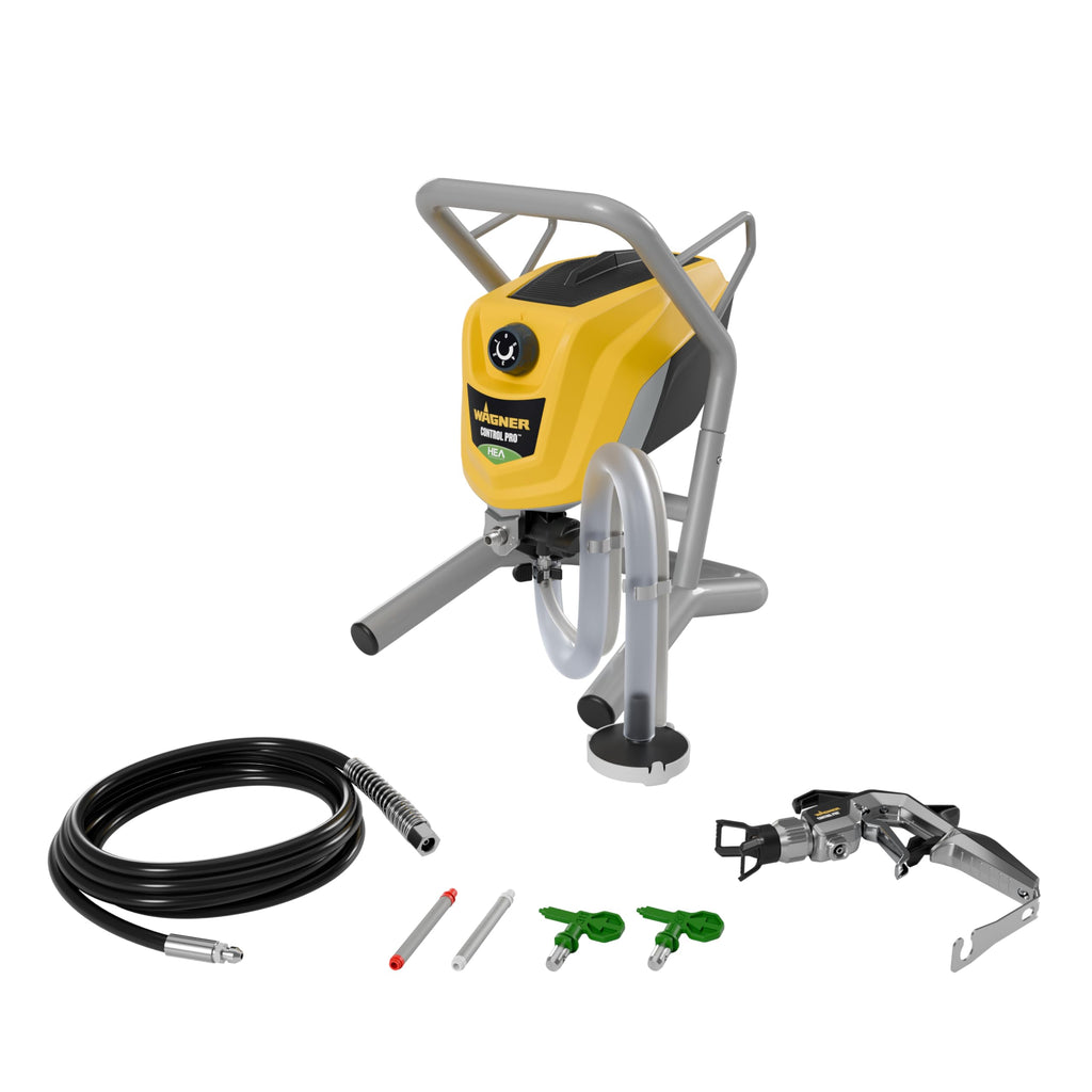 Airless Farbsprühsystem Control Pro 250 M mit 110 bar Druck und 9 m Schlauch für Wandfarben, Lacke und Lasuren