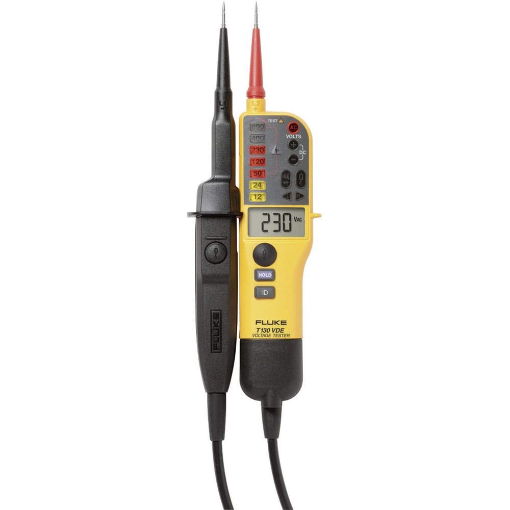 Spannungs- und Durchgangsprüfer mit LCD und zuschaltbarer Last, CAT IV 600 V, CAT III 690 V, VDE-Version