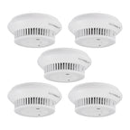 Rauchwarnmelder-Set 5er-Set HmIP-SWSD-2 mit Q-Label, Sirene, App-Benachrichtigung und LED-Notbeleuchtung