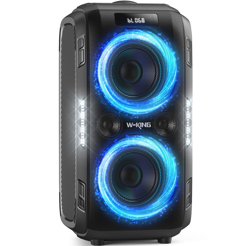 Tragbarer Bluetooth-Lautsprecher T9 Pro mit 270 W Peak, IPX5, Mikrofon- und Gitarreneingang, inkl. Ladegerät