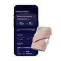 Babyüberwachungssocke mit App Dream Sock 0–18 Monate Herzfrequenz Sauerstoffwerte Schlaftracking Echtzeit-Benachrichtigungen Rosa