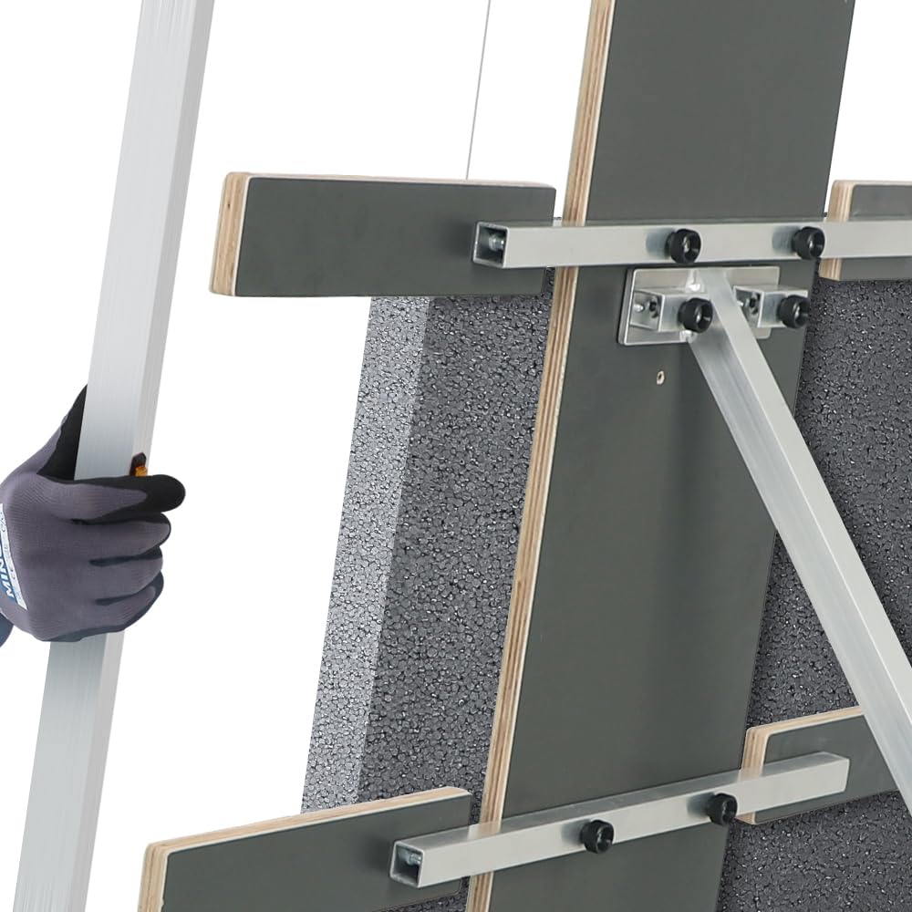 Styroporschneider 200 Watt, 1300 mm freistehend, Komplettset mit 5 Schneidedrähten, Gerüsthalteblech und 2 Federgriffen