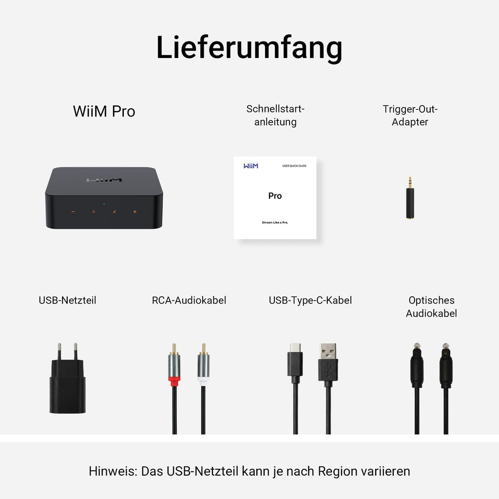 Musik-Streamer ASR002 für Stereoanlagen mit AirPlay 2 Spotify Connect Hi-Res 192 kHz 24 Bit WLAN und Ethernet