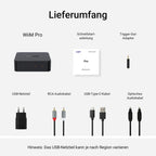 Musik-Streamer ASR002 für Stereoanlagen mit AirPlay 2 Spotify Connect Hi-Res 192 kHz 24 Bit WLAN und Ethernet