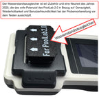 PoolLab 2.0 Wasseranalyse-Set mit Aufbewahrungskoffer und Wasserstandsausgleicher, 27 Parameter, WiFi und Bluetooth