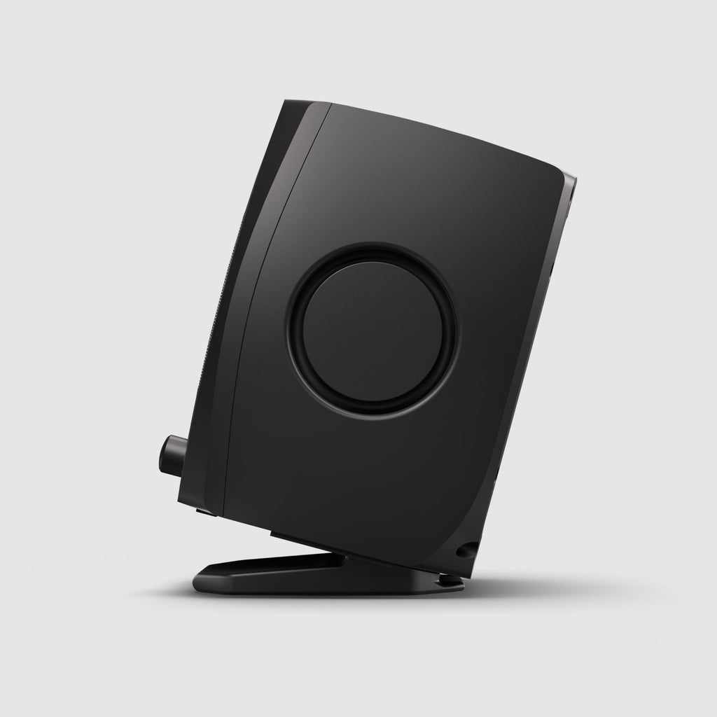 Aktive Desktop-Studiomonitore D3V 240 Watt 45 Hz USB-C Stereo mit 3,5-Zoll-Aluminium-Tieftönern und D-ART-Hochtöner