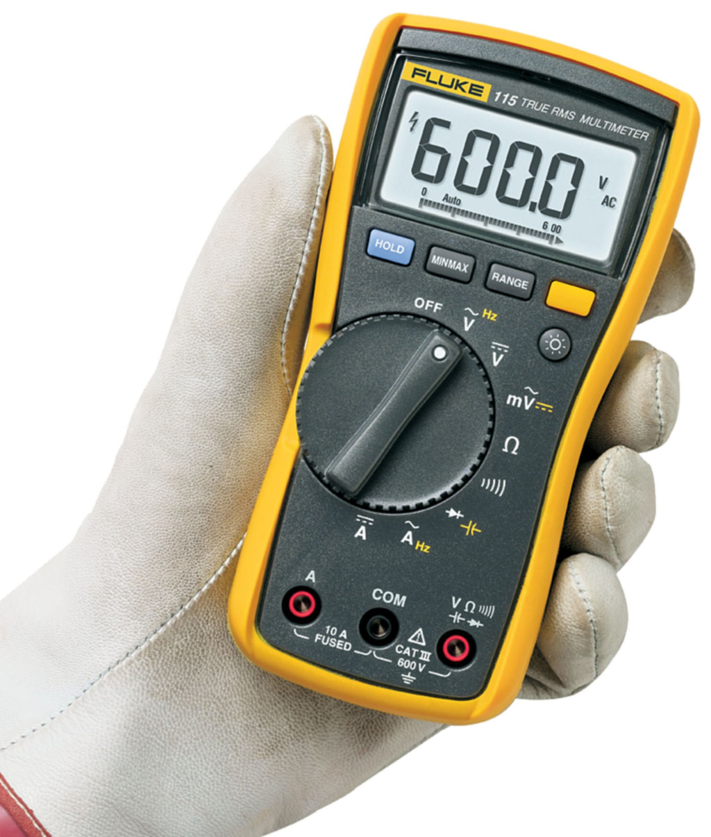 Digitalmultimeter 115 batteriebetrieben Schwarz 682 g für elektrische Messungen mit flexiblem Design