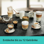 Kaffeevollautomat EQ6 plus s700 mit Milchsystem und Keramikmahlwerk, 12 Getränke, automatische Milchsystem-Reinigung, Edelstahl