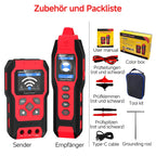 Kabelsuchgerät mit Digitalmultimeter, 8-stufiger Empfindlichkeit, für Wand- und Erdkabel sowie Sicherungs- und Bewässerungsleitungen
