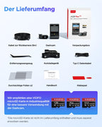 Dashcam A229 Plus 2CH Dual 2K HDR STARVIS 2 5 GHz WLAN GPS Sprachsteuerung 140° Sichtfeld