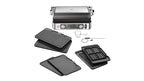 Kontaktgrill MultiGrill 9 Pro CG 9167 mit Grill-, Flach- und Waffelplatten, Temperaturfühler, 3 Grillpositionen und Boost-Funktion bis 265 °C