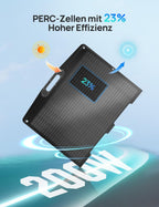Faltbares Solarpanel 200 W für Powerstation mit ETFE-Oberfläche monokristallinem Silizium XT60 DC7909 DC8020 Anschlüssen