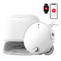 Saugroboter mit Wischfunktion und hebbarem Wischmopp Qrevo Curv 2 Pro 25.000 Pa 7,98 cm LiDAR Navigation Weiß