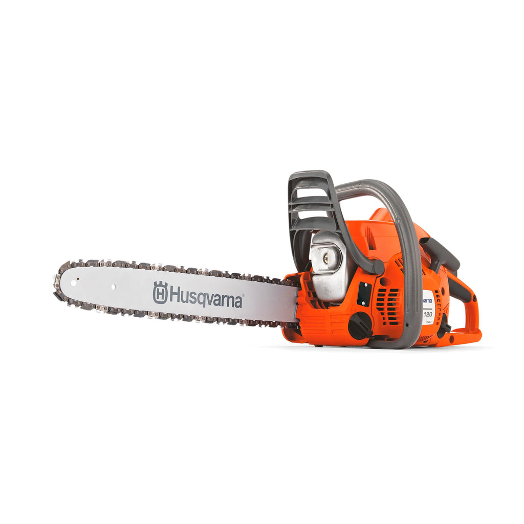 Benzin-Kettensäge 120 Mark II mit 38,2-ccm-X-Torq-Motor, 1,4 kW und 14-Zoll-Schiene sowie H37 Kette