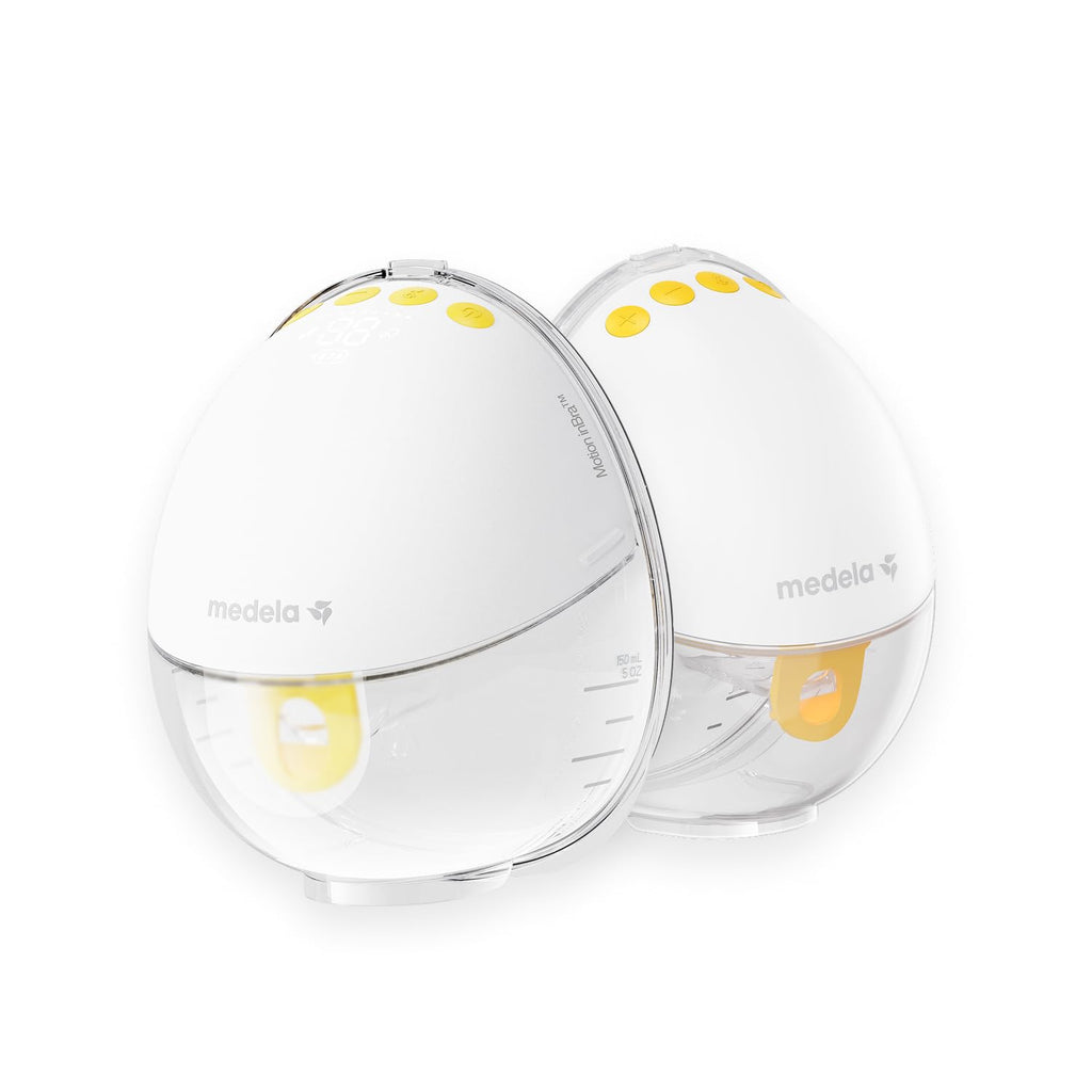 Tragbare elektrische Milchpumpe Motion InBra mit Aufbewahrungstasche, 2-Phase Expression Technologie und 9 Abpumpstufen, 24 mm Brusthaube sowie