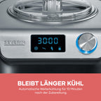 Eismaschine und Joghurtbereiter 2-in-1 mit Kompressor, 1,2 L, EZ 7407, inkl. Rezeptbuch