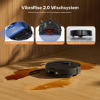 Saugroboter mit Wischfunktion Q10 S5+ Set, 10.000 Pa Saugkraft und selbstentleerender Station