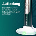 Ultraschall-Zahnbürste für Hunde mit 3 Reinigungsmodi, geräuschlos und vibrationsfrei, 14 Tage Akkulaufzeit, Set mit 2 Aufsätzen, Zahnpasta und