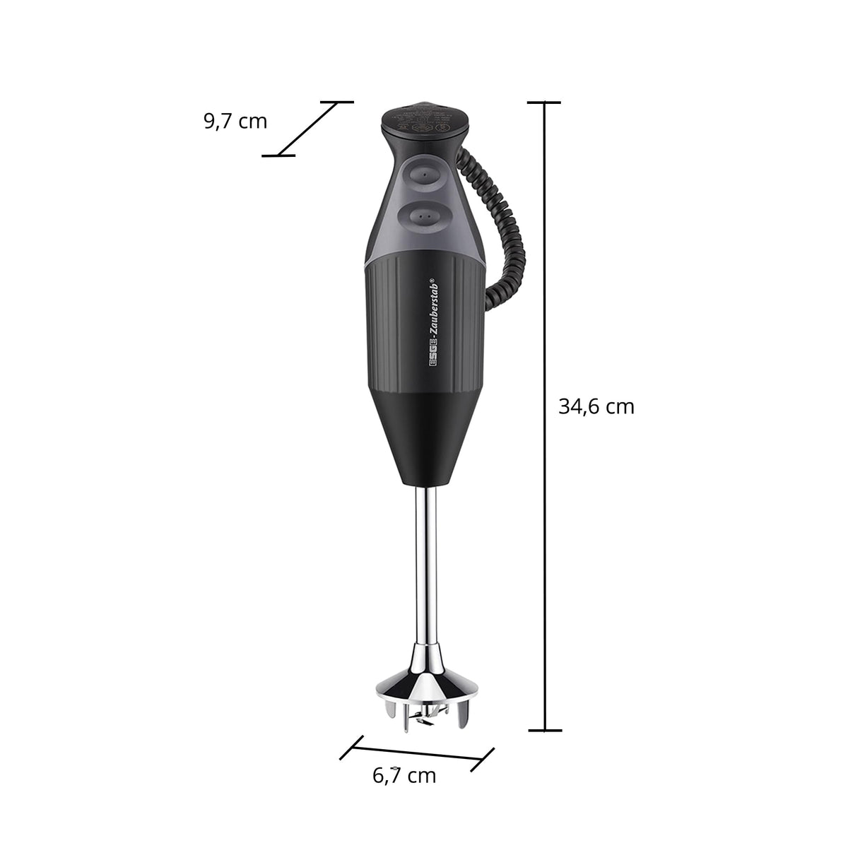 Stabmixer M 200 BBQ mit Zubehör-Set, 200 W, 2 Stufen bis 17.000 U/Min, für bis zu 10 l