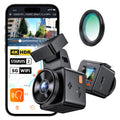 4K HDR Dashcam Auto vorne mit CPL, STARVIS 2 Mini Dash Cam, 158° Weitwinkel, WLAN und GPS