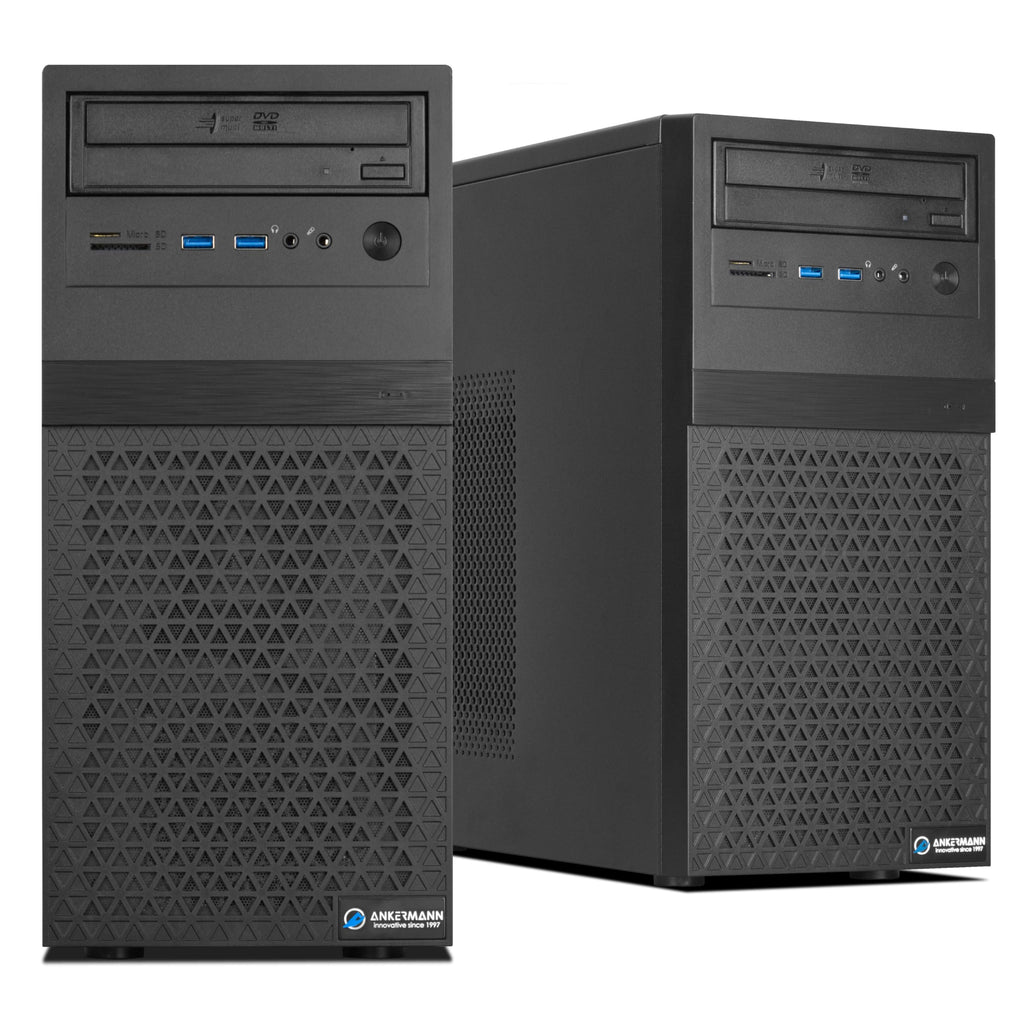Business Office PC mit Intel Core i5-10400, 16GB DDR4 RAM, 480GB SSD, Windows 11 Pro, WLAN und MS Office 2024