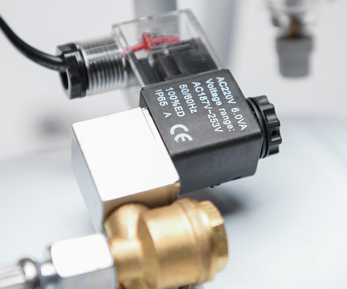 Flüsterkompressor SW 375/10 Pro 24 l 10 bar 1100 W ölfrei 230 V 1,5 PS mit Wasserabscheider Kupferwicklung