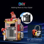 3D-Drucker Adventurer 5X AD5X mit Mehrfarbendruck und IFS, vollautomatische Nivellierung, 600 mm/s, PETG CF