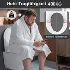 Spülrandloses Wand-WC CD-DT001, 48 cm Hänge-WC aus Keramik mit 360° Tornado-Spülung, Soft-Close UF-Sitz und 3–4,5 L Wasserverbrauch