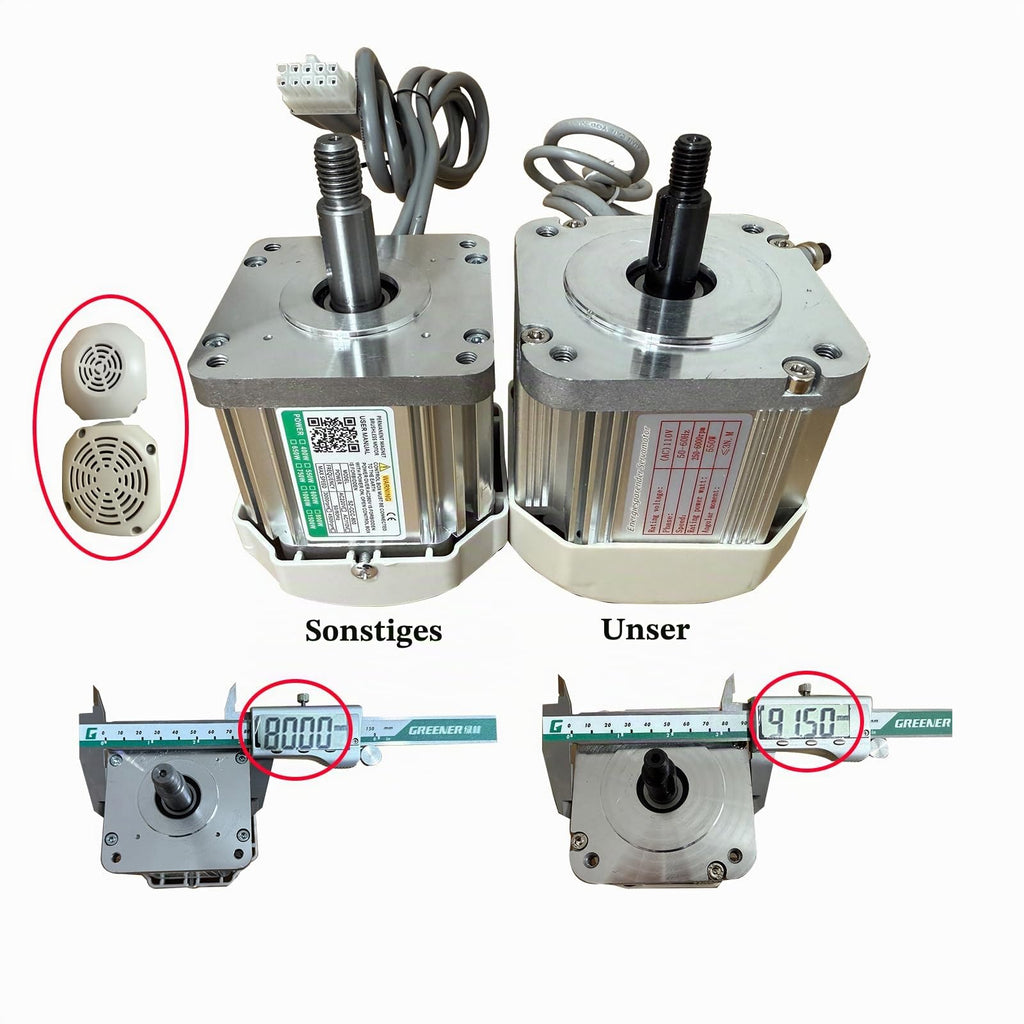 Bandschleifer 550 W mit 3 Schleifbändern 76,2 x 2,5 cm, Körnung 100/180/240, für Metall und Holz, Modell JLD10-8