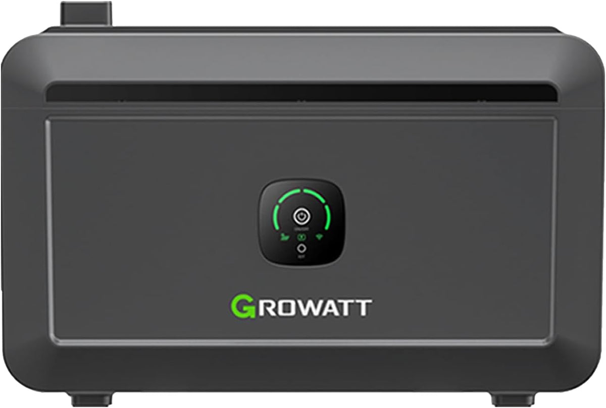 Batteriespeicher für Balkonkraftwerke Growatt NOAH 2000 mit 2,048 kWh, LiFePO4 und IP66