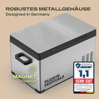 Elektrische Kompressor-Kühlbox IceCube DUAL 38 Liter mit zwei Kühlzonen, App-Steuerung und 12V/230V-Anschluss