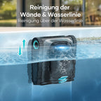 Poolroboter Scuba S1 für Boden, Wand und Wasserlinie mit Doppelfiltration, 270 Min Laufzeit und App-Steuerung
