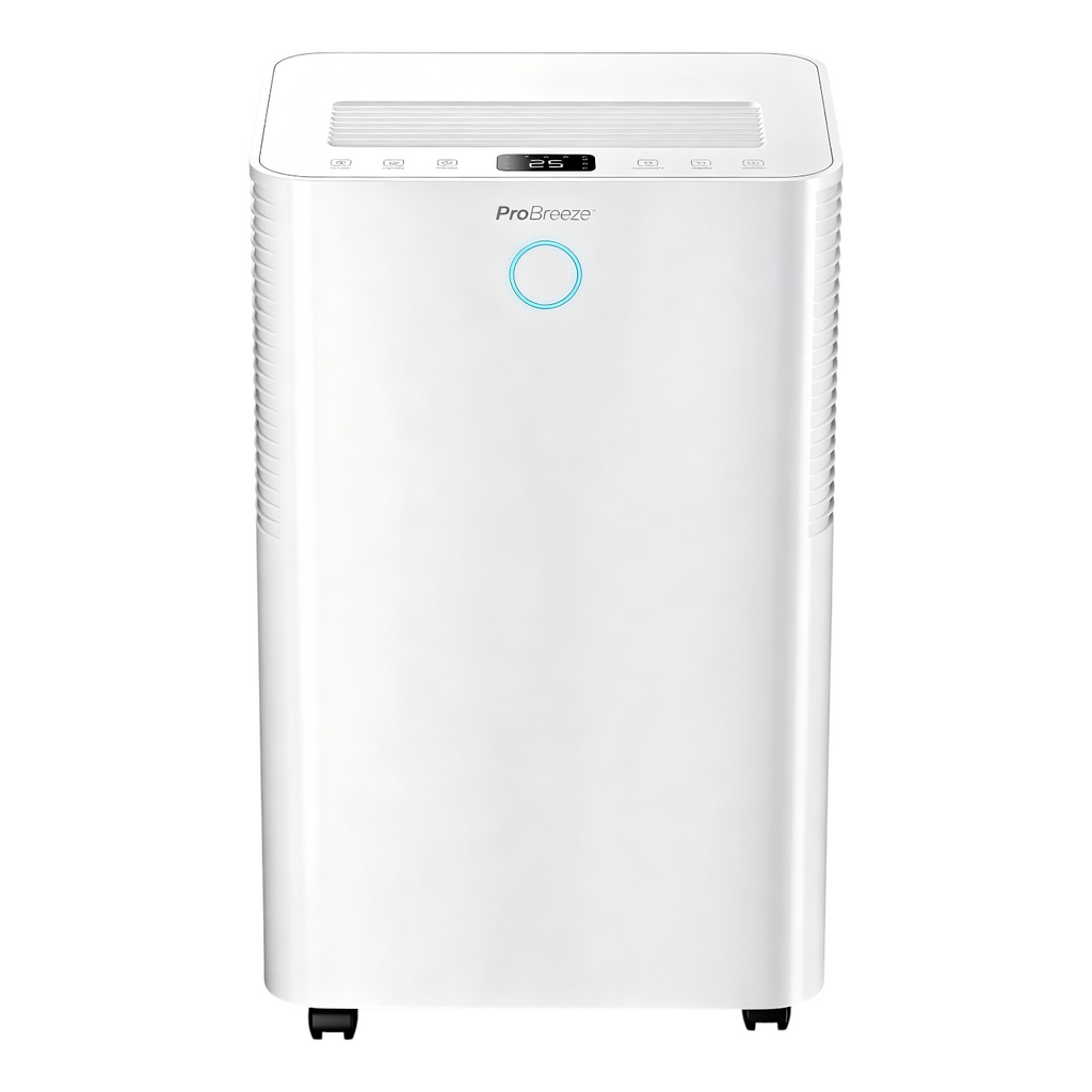 Luftentfeuchter mit WLAN & App, 20 L in 24 h, Wäschemodus, Feuchtigkeitssensor und 4 L Tank, Modell PB-D-24-WF