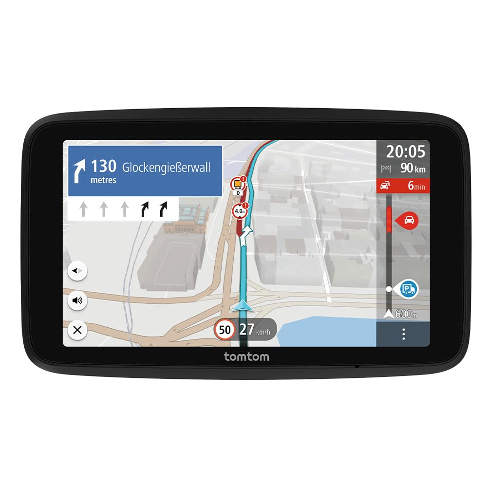 LKW-Navi GO Professional 2. Generation mit 6-Zoll-Touchscreen, Europa-Karten und Echtzeit-Verkehrsinfos für LKW, Transporter und Busse
