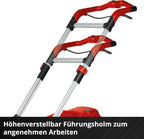 Akku-Rasenmäher RASARRO 36/42 42 cm Schnittbreite Brushless-Motor Mulchfunktion 550 m² 2x 4,0 Ah Akku Ladegerät