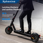 E-Scooter mit Straßenzulassung und ABE, E9TMax Elektroroller mit 10-Zoll-Reifen, 350W Motor und bis zu 45 km Reichweite
