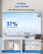 Fensterputzroboter WINBOT W2 PRO Omni mit 6-in-1 Multifunktionsstation und 12-stufigem Schutzsystem, weiß