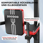 Power Tower Dip-Station mit Klimmzugstange, freistehend, 7-fach höhenverstellbar, bis 200 kg, inkl. Widerstandsband
